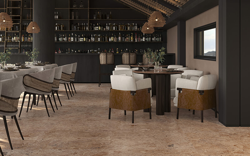 Non-Slip and Durable rustic porcelain tiles