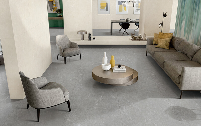 Non-slip floor tiles for kitchen