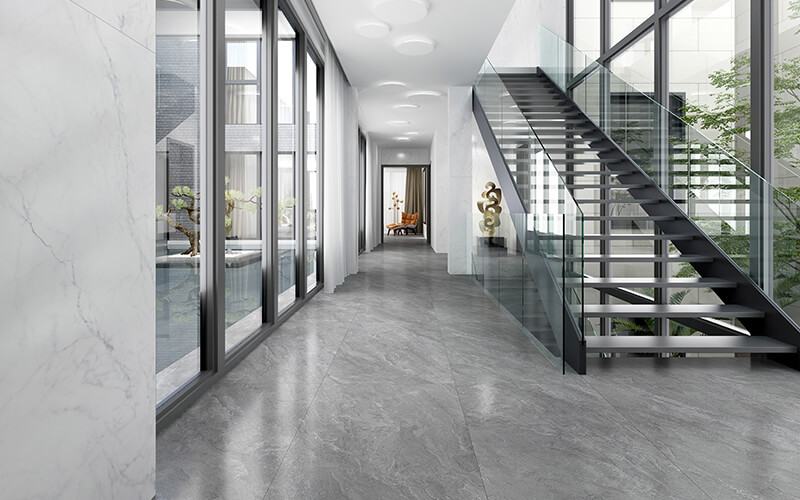Travertine tile for office