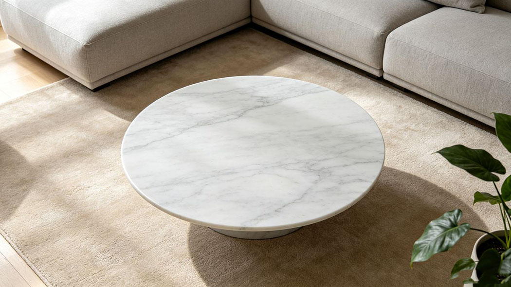 Slab coffee table
