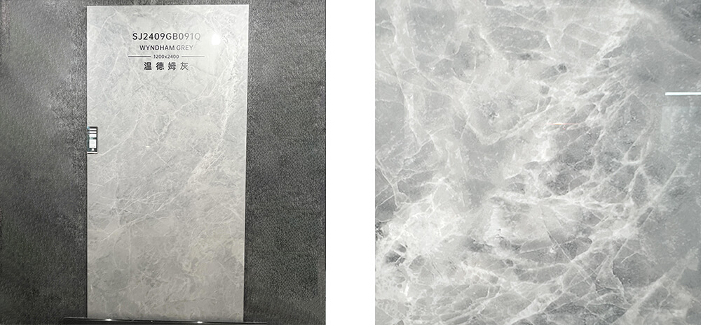 glossy marble glazed porcelain slab